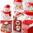 thumbnail image 4 of Christmas Edition Snowman Decor Kneading Squishies, Christmas Snowman Slow Rise Squishies Toys, Cute Stress Toy for Xmas Decorations & Gifts, 4 of 7