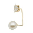 thumbnail image 3 of OPLSKI Shining Rhinestone Faux Pearls Safety Pin Flower Shape Anti-Exposure Women Brooch Pin 22, 3 of 8