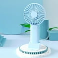 thumbnail image 3 of VONKY Handheld Small Fan Strong Wind Gathering Technology Allowing Arc Blades Glacier White, 3 of 6