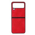 thumbnail image 3 of Funda de teléfono plegable Funda protectora de cuero de PU Forro suave para Samsung Galaxy Z FLIP 4 (Rojo) Ccdes Otros, 3 of 8