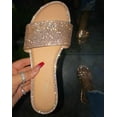 thumbnail image 3 of 2021 Glitter Slippers Women Summer Sandals 2021 Fashion Bling Female Candy Color Flip Flops Beach Diamond Flat Shoes Outdoor Sandals, 3 of 16