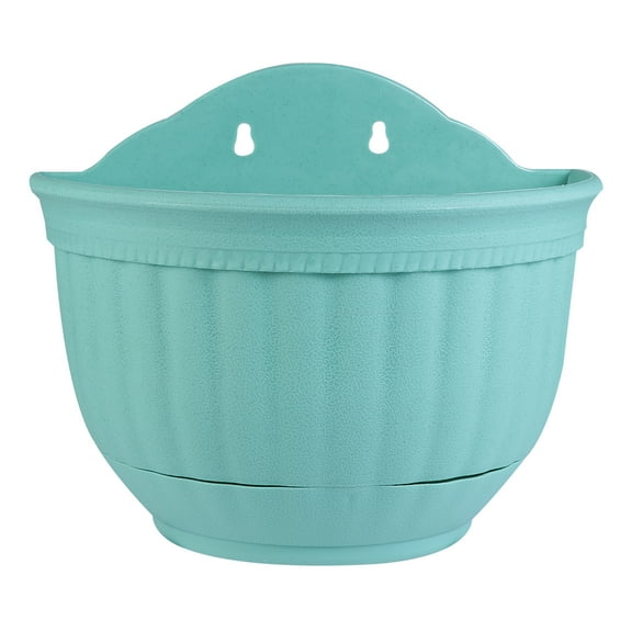 FRCOLOR hanging pot Half Round Hanging Planter Flower Pot Garden Decor for ,8.66"X7.09"X5.12"