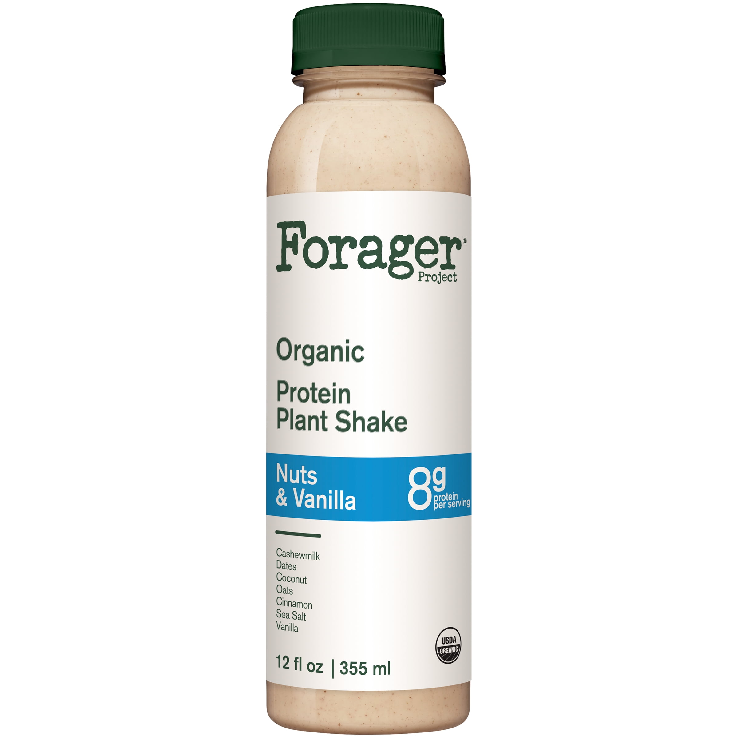 Forager® Project Organic Nuts & Vanilla Protein Plant Shake 12 fl. oz