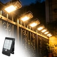thumbnail image 6 of YiJuHui Solar Lights Outdoor Motion Sensor Fence Lights Waterproof 3 Modes Wall Mounted Security Lighting for Yard Gate Patio Garage Decorative Landscape, 6 of 6
