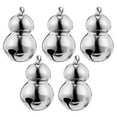 thumbnail image 2 of Shisuyan Gourd Bell Keychain Silver 5Pack 1In, 2 of 8