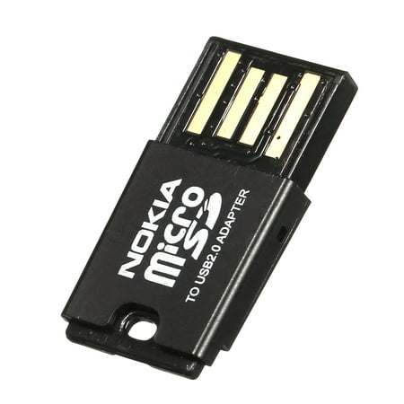 Image of NOKIA Portable USB 2.0 Card Reader Adapter for Micro Micro SDHC Micro