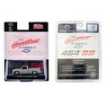 thumbnail image 3 of 1991 Chevrolet C1500 SS 454 Pickup Truck Silver Metallic with Red Interior "The Heartbeat of America" Limited Edition to 7700 pieces Worldwide 1/64 Diecast Model Car by M2 Machines, 3 of 3