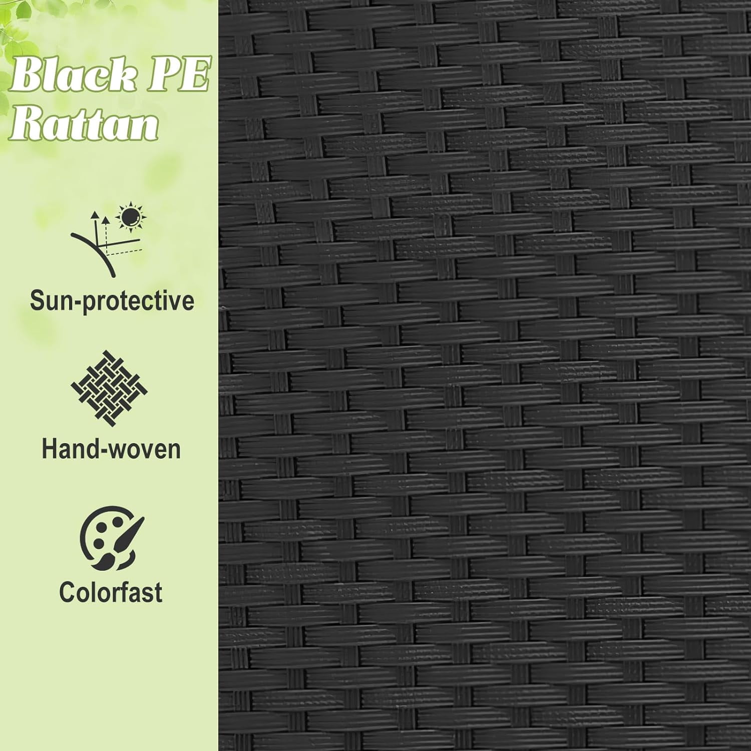 Gymax Outdoor Patio Round Wicker Daybed w/ Separate Seating Sofa, Retractable Canopy, 4 Cushion 3 Pillows Black & White