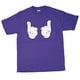 thumbnail image 1 of Este tipo aquí, gráfico, camiseta, púrpura, grande Cartoon Apparel Camiseta de manga corta, 1 of 1