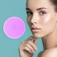 thumbnail image 2 of Unique Bargains 1 Pc Portable Silicone Facial Cleansing Brush Round 2.2"x2.2"x0.87" Purple, 2 of 7