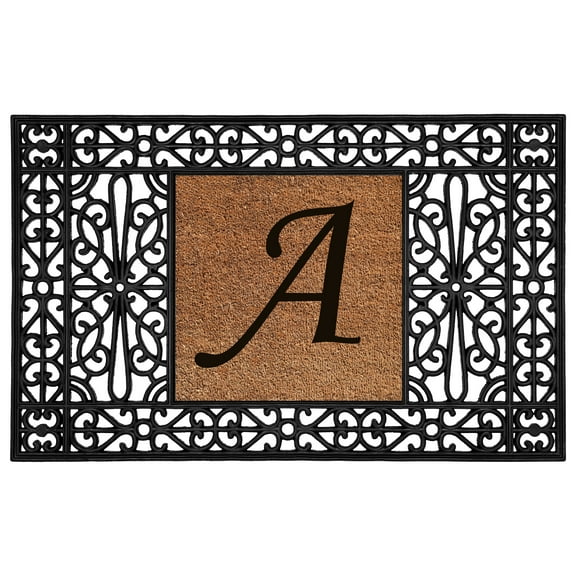 Duchess Monogram Doormat 30" x 48" (Letter A)