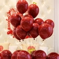 thumbnail image 6 of Dytern Party 50pcs Pomegranate Red Latex Balloons Double Layers Balloons Wedding Decorations for Home Party Anniversary, 6 of 10