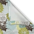 thumbnail image 5 of Ambesonne Floral Grommet Curtain, Pastel Wildflower Leaves, 50" x 96", Yellow Green Pale Blue, 5 of 6