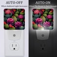 thumbnail image 2 of Cactus LED Square Night Light - Small and Bright Square-shaped LED Night Light for Bedroom, Bathroom, and Hallway - Compact Plug-in Nightlight with Auto on/Off Sensor, 2 of 6
