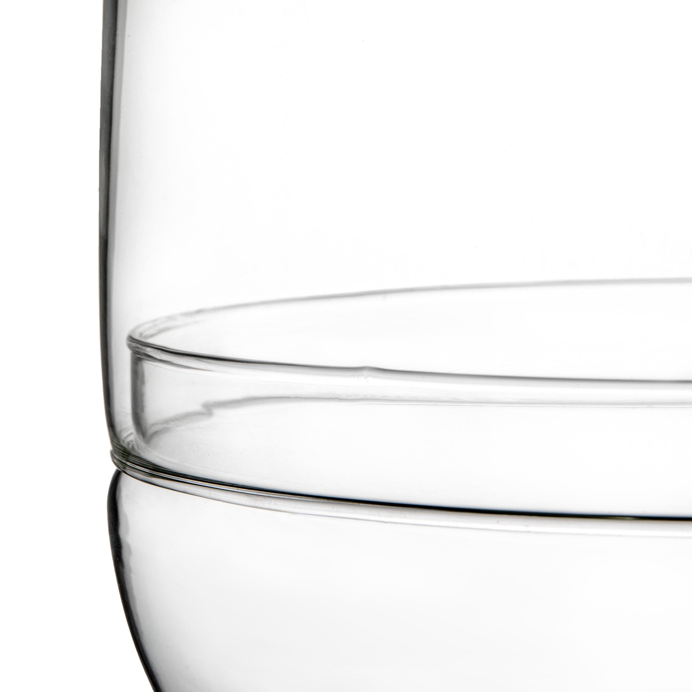 Bloomingville Large Egg Shaped Glass Terrarium, Clear