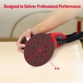thumbnail image 4 of Electric Random Orbital Sander, Brushless Motor, Powerful 350W & Low Vibration Palm Sander,10000 RPM Variable Speed,6-Inch Pads For Woodworking, Polishing, Sanding, Carpentry, 4 of 8