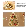 thumbnail image 5 of Yiying Christmas Bell Tree Ornament Decoration Creative Golden/Silver 10in Gold Iron Art, 5 of 10