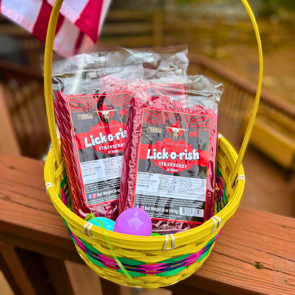 Red Licorice Candy | Gourmet JUMBO Strawberry Licorice | 3 Pounds Total (Set of 3 bags, 1 pound each)