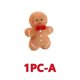 thumbnail image 3 of 2/1PC Ginger Bread Plush Toy Stuffed Caramel Chocolate Gingerbread Man Cushion Christmas Tree Decor Xmas Pendant Drop Ornaments, 3 of 5
