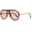 Brown Frame Champagne Lens, variant on Aviator Sunglasses for Women Men 2026 70s Retro  Free Square Aviators Sunnies