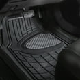 thumbnail image 4 of FH Group Premium Floor Mats Tall Channel Trimmable Rubber Mats - Full Set, 4 of 7