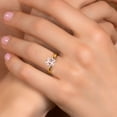 thumbnail image 6 of Gem Stone King 10K Yellow Gold Peach Nano Morganite Solitaire Engagement Ring for Women (2.00 Cttw, Octagon 9X7MM, Gemstone October Birthstone, Available in Size 5, 6, 7, 8, 9), 6 of 7