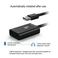 thumbnail image 2 of Computer Cooling Fan AI Intelligent USB External Sound Card 3.5mm Jack Black, 2 of 4