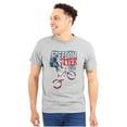 thumbnail image 3 of Freedom Flyer Cool American BMX Biker Men's Graphic T Shirt Tees Brisco Brands M, 3 of 6