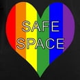 thumbnail image 3 of CafePress - Safe Space In Heart Women's Long Sleeve Dark T Shi - Women's Long Sleeve Graphic Tee Casual Fit, 3 of 4