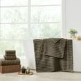 thumbnail image 2 of Modern Threads Luxury 100% Cotton 6-pc Wavy Towel Set, Taupe, 2 of 7