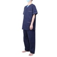 thumbnail image 3 of Traje de enfermería uniforme de enfermera transpirable dentista médicos salón camisa pantalones ropa conjunto mujeres manga corta XL, 3 of 8