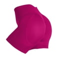 thumbnail image 4 of GILIGEGE Scrunch Workout Leggings Yoga Booty Shorts Everyday Wear Tummy Control Yoga Pants Moisture-wicking Anti Cellulite Leggings Hip Lift Yoga Pants Impact Booty Biker Shorts Hot Pink, 4 of 5