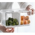 thumbnail image 4 of Organizador Xtellar De Refrigerador Con Tapa Rejilla Y División, 4 of 4
