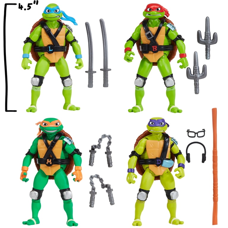 Teenage Mutant Ninja Turtles, Action Figures, Shell Spin Turtle 4