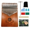 thumbnail image 3 of Arpa de pulgar de 21 tonos Arpa de pulgar de 17 tonos Kalinbaqin Instrumento de arpa de pulgar kalimba de 17 tonos, 3 of 5