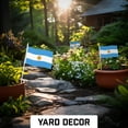 thumbnail image 3 of G128 30 Pack Handheld Argentina Argentinian Stick Flags | 4x6 In | Printed 150D Polyester, Country Flag, Solid Plastic Stick, Spear White Tip, 3 of 10
