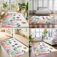 thumbnail image 4 of Large Area Rugs 5'x8', Seahorse Coastal Carpet Runner Indoor Outdoor Rugs Home Decor Aesthetic, Nautical Ocean Summer Beach Coral Shell Sea Non Slip Mats Washable Accent Rug for Living Room Bedroom, 4 of 8