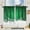 Green, variant on Christmas Tree Glitter Kitchen Window Curtains Over Sink Set of 2, Winter Cute Luxury Star Rod Pocket Short Tier Curtains, Red Christmas Small Kitchen Decor (26x36 Inch)
