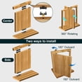 thumbnail image 4 of Hinge 360°Rotation,Hidden Door Hardware for Secret Door,Hidden Door Bookcase Hinge 2SET, 4 of 7