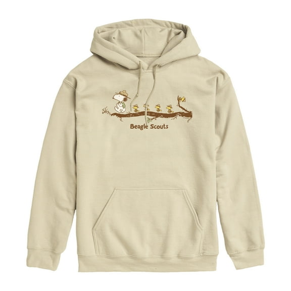 Peanuts - Beagle Scouts - Men's Long Sleeve Fleece Pullover Hoodie