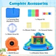 thumbnail image 4 of Gymax Inflatable Water Slide Park w/Double Slides Splash Pool 860W Blower for Yard, 4 of 10