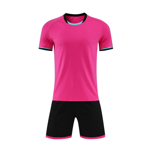 Zpanxa Boys Summer Outfits Kids Gradient Basketball Suit Set Training Kit Sweat Absorbing Side Pockets Sports Suit 10 Years