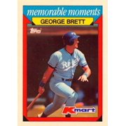 1988 Topps K-Mart Memorable Moments #3 George Brett NM-MT Royals Baseball Card Kansas City Royals MLB Baseball Trading Card