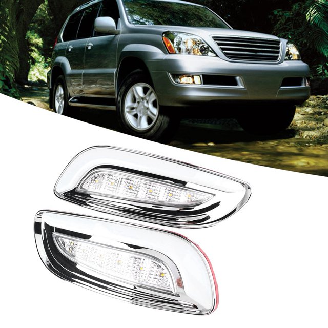 Luz de circulación diurna LED, 1 par de luces de circulación diurna para automóvil 2 para lámpara de luz diurna Lexus Estándares líderes en la industria