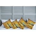 thumbnail image 6 of Ambesonne Nature Throw Pillow Cover 4 Pack, Autumn Trees Leaf Forest, 18", Earth Yellow Sand Brown, 6 of 6