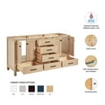 thumbnail image 2 of Ariel Cambridge 66 Inch Double Sink Base Cabinet In Oak, 2 of 10