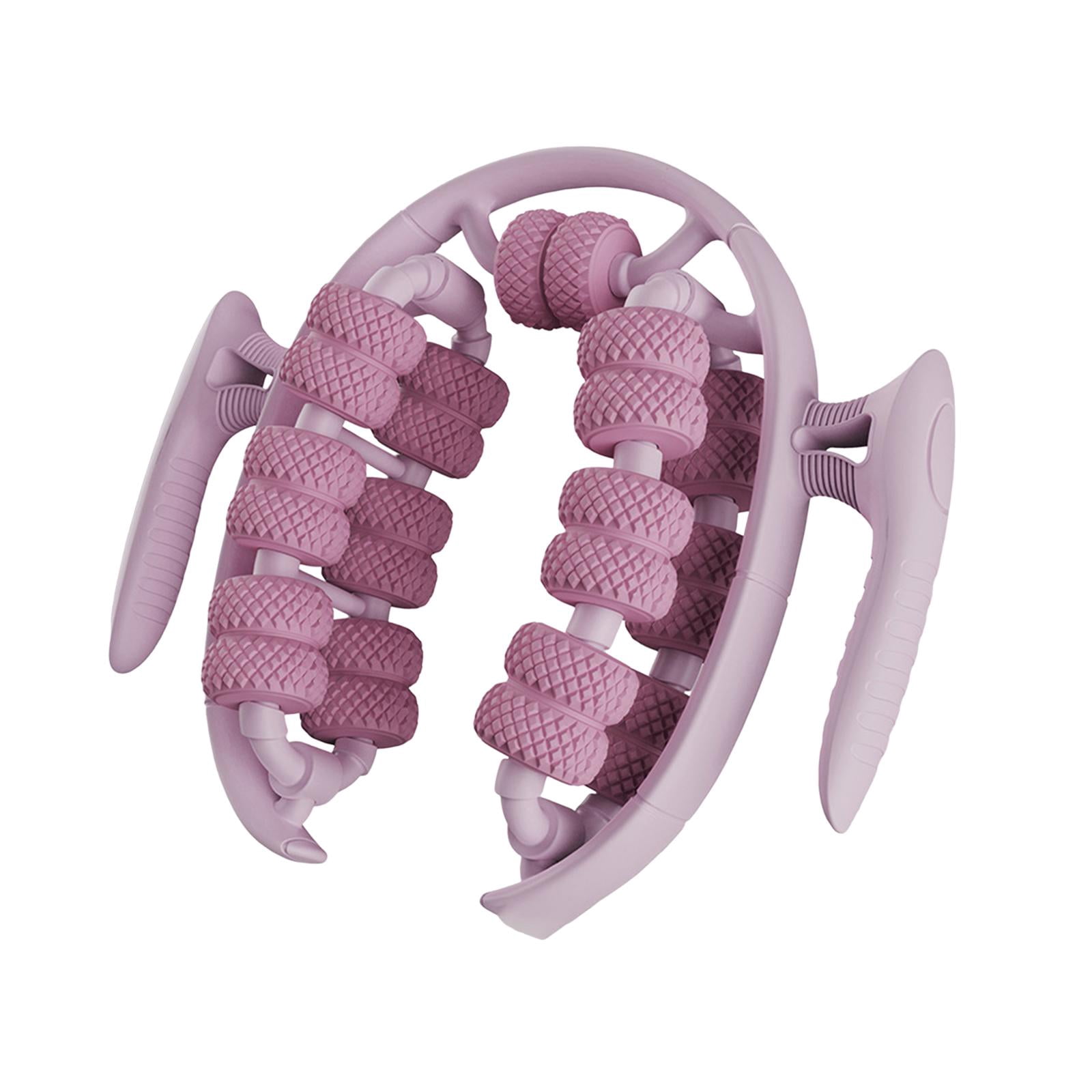 Gazechimp Massage Roller Anti Slip Muscle Relax Roller Leg Massager for Legs Arm Thigh pink