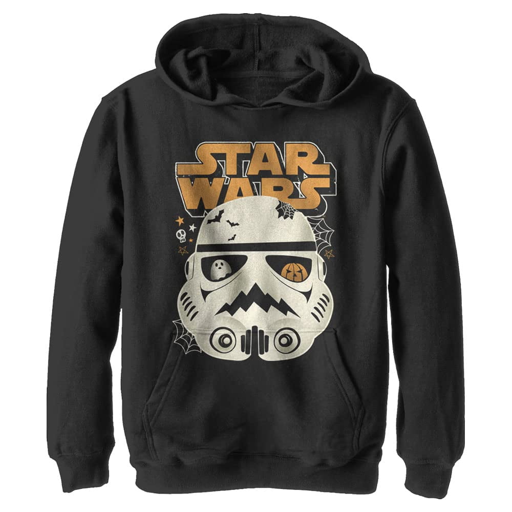 Star Wars Boys' Youth Hooded Pullover Fleece, Black, Small Star Wars Boys' Youth Hooded Pullover Fleece, Black, Small