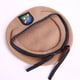 thumbnail image 3 of Boinas de mezcla de lana para hombre, ajustables, estilo militar, gorra de artista, 3 of 3