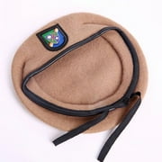 Men Wool Blend Berets Adjustable Army Military Type Hat Artist Cap Beanies